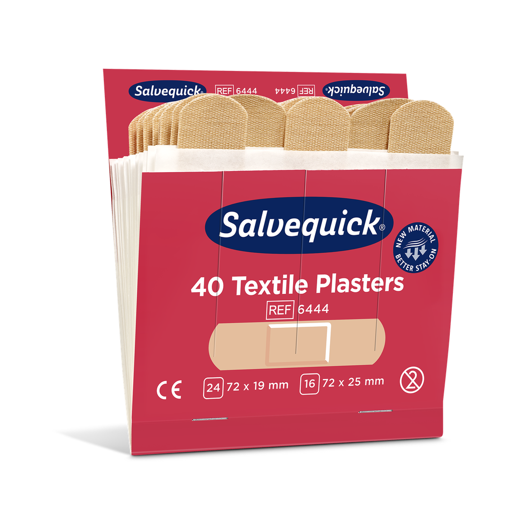 [111-000047] Cederroth Salvequick 6444 textielpleister 40st